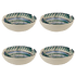 Medium Blue Romina Fish Bowls (Set of 4)