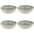 Large Blue Romina Fish Bowls (Set of 4)