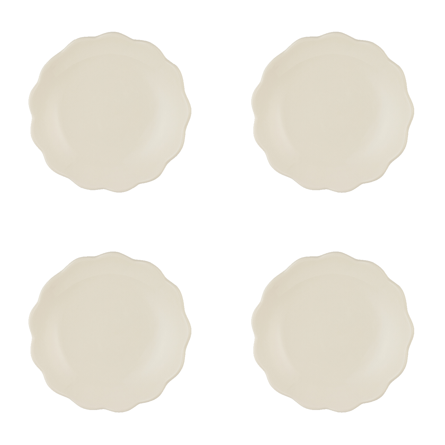 Scalloped Side Plates (Set of 4)