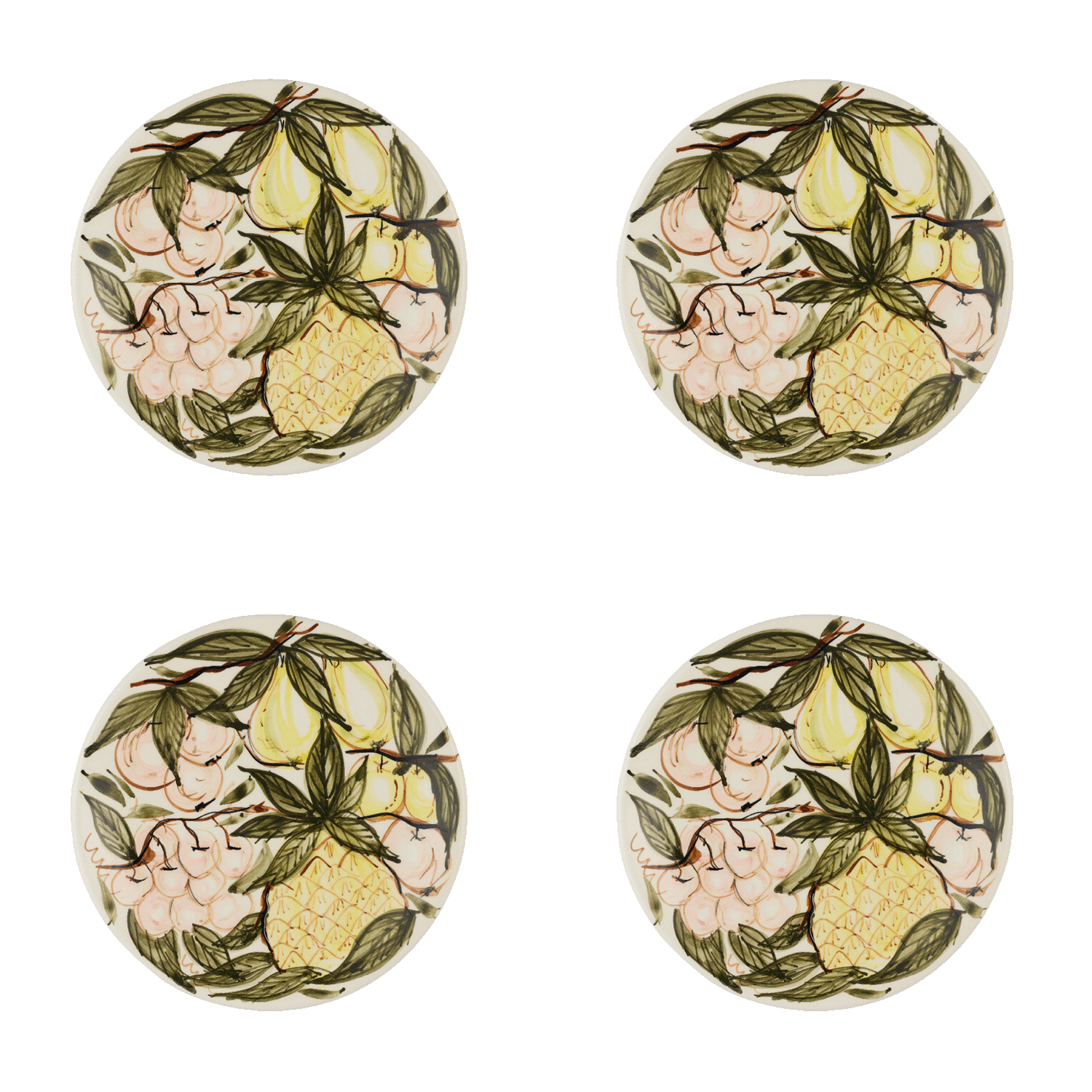 Fruit Side Plates (Set of 4)