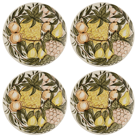 Fruit Charger Plates (Set of 4)