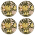Fruit Charger Plates (Set of 4)