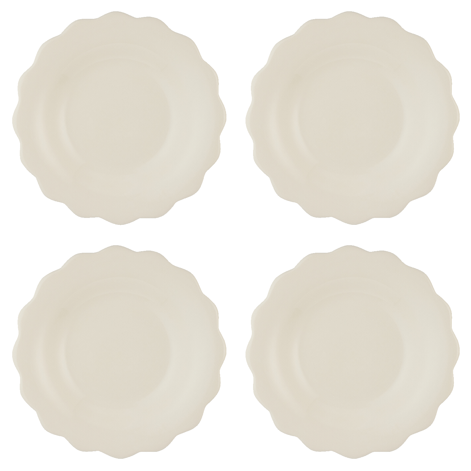 Scalloped Pasta Plates (Set of 4)