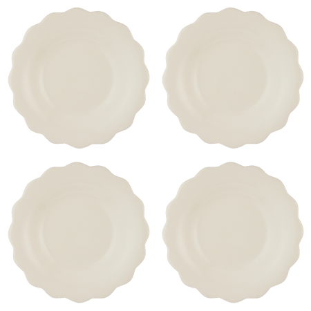 Scalloped Pasta Plates (Set of 4)