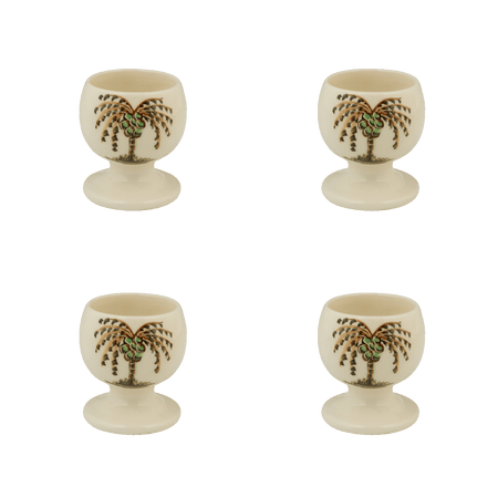 Palm Egg Cups (Set of 4)