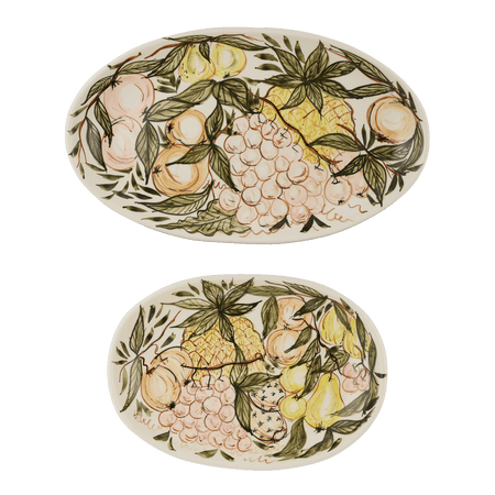 Fruit Serving Platters (Set of 2)