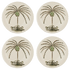 Palm Pasta Plates (Set of 4)