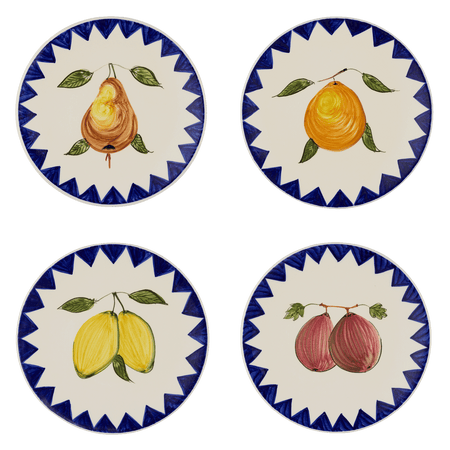 Zigare Fruit Dinner Plate (Set of 4)