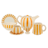 Yellow Stripes Breakfast Set (25 Piece)