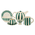 Green Stripes Breakfast Set (25 Piece)