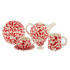 Red Scroll Breakfast Set (25 Piece)