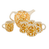 Yellow Scroll Tea Set (6 Piece)
