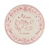 Personalised Rose Pink Birth Plate
