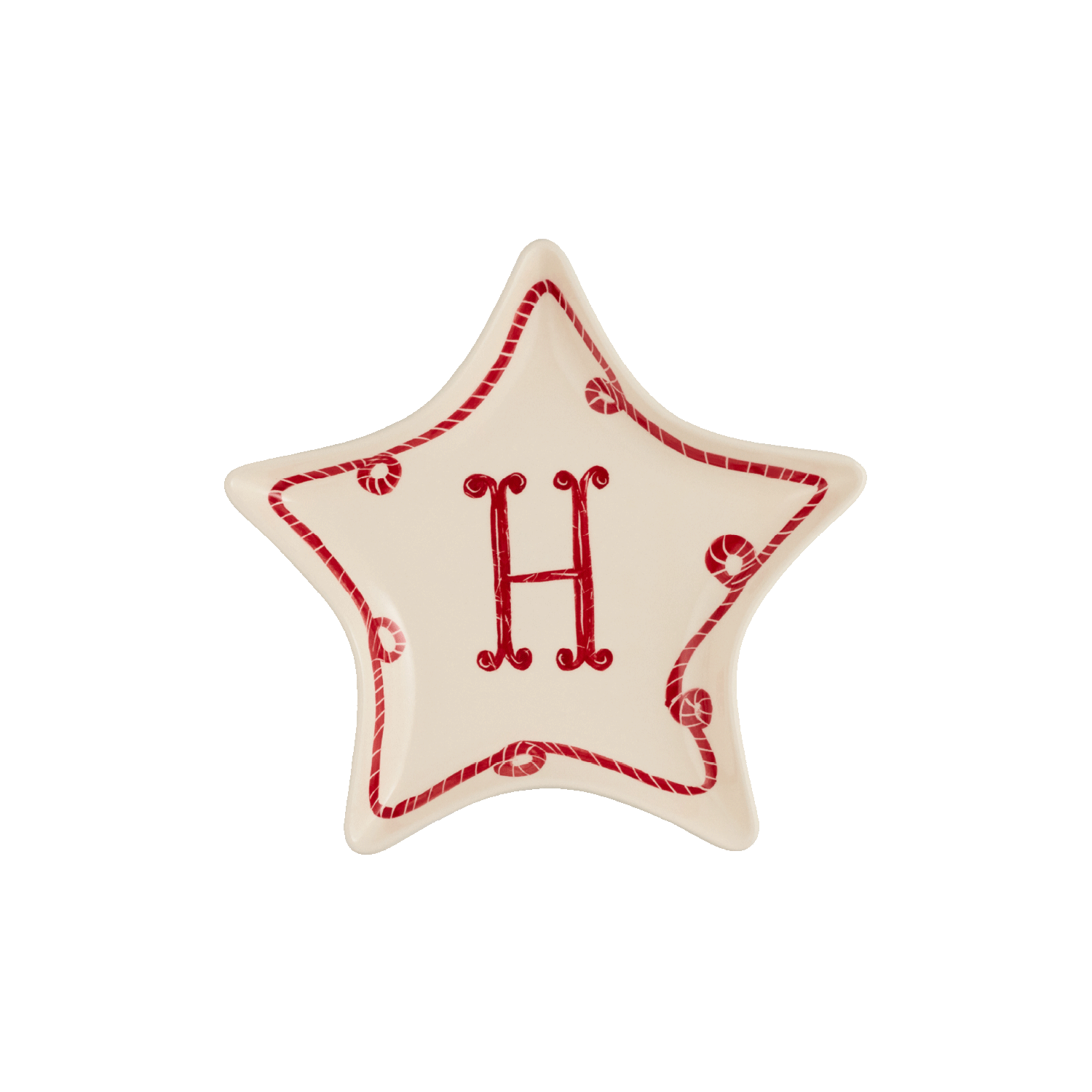 Star Monogram Plate