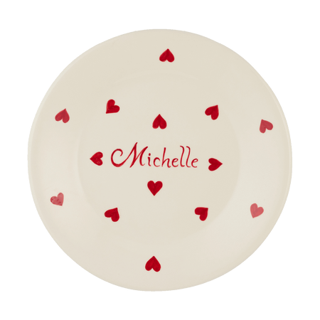 Personalised Love Heart Name Plate