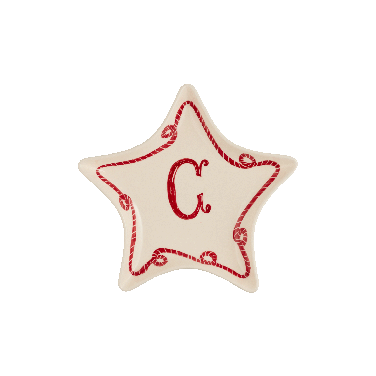 Star Monogram Plate