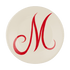 Letter Monogram Plate