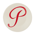 Letter Monogram Plate