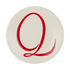 Letter Monogram Plate