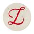 Letter Monogram Plate