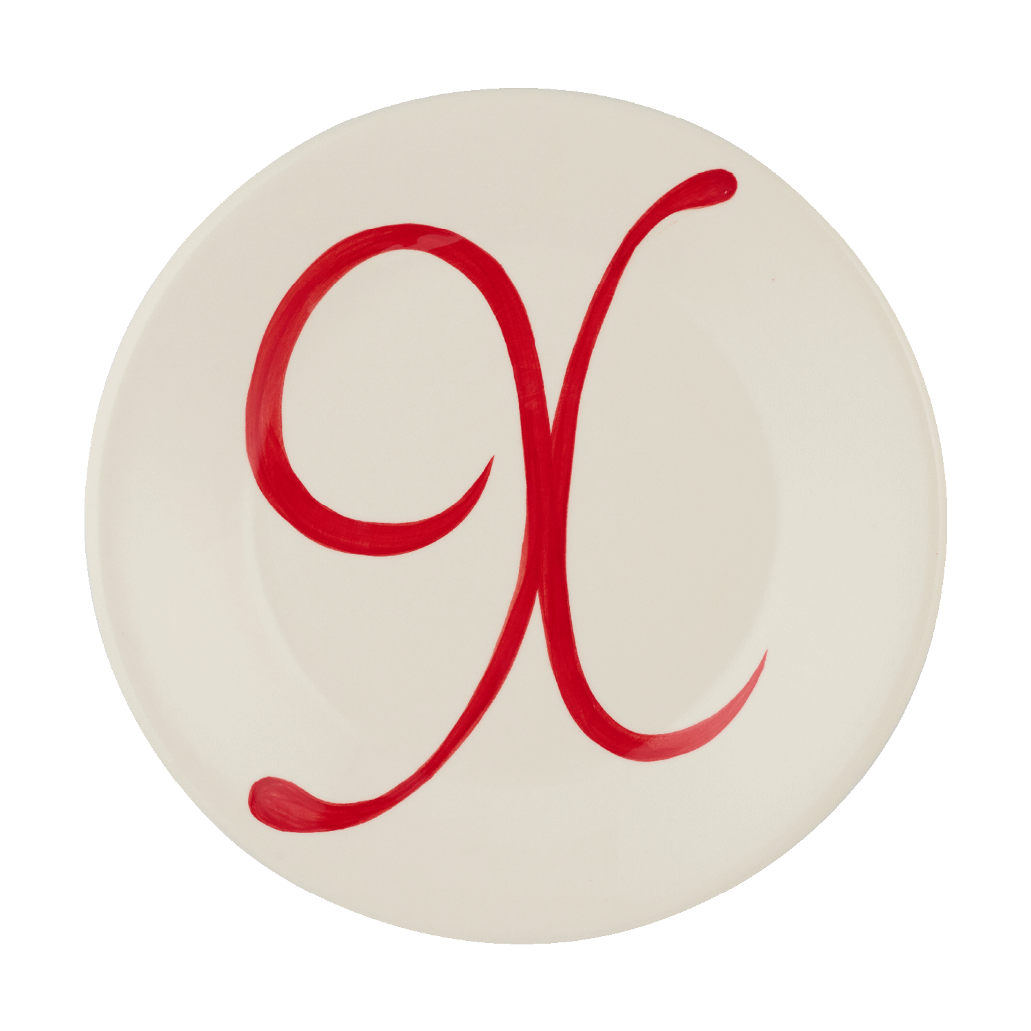 Letter Monogram Plate