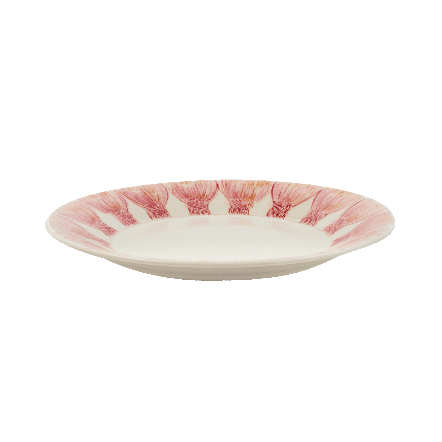 Powder Pink Tassel Dinner Plate