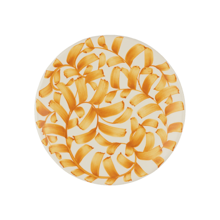 Yellow Scroll Side Plate