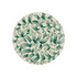 Green Scroll Side Plate