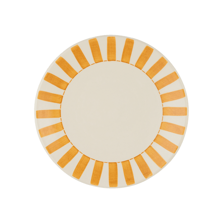 Yellow Stripes Side Plate
