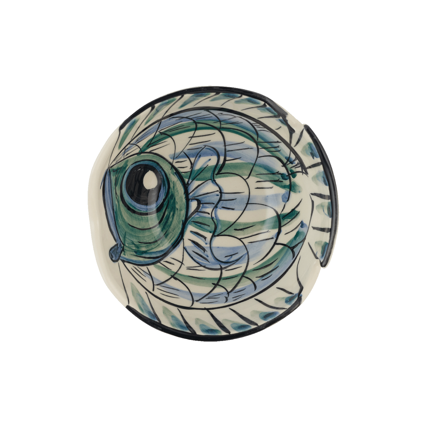 Small Blue Romina Fish Bowl
