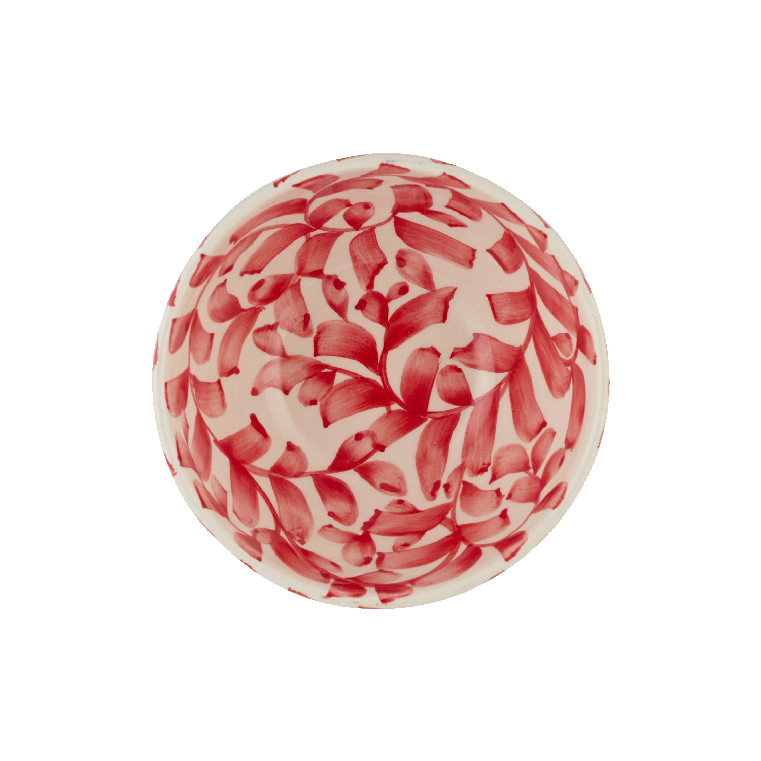 Small Red Scroll Bowl