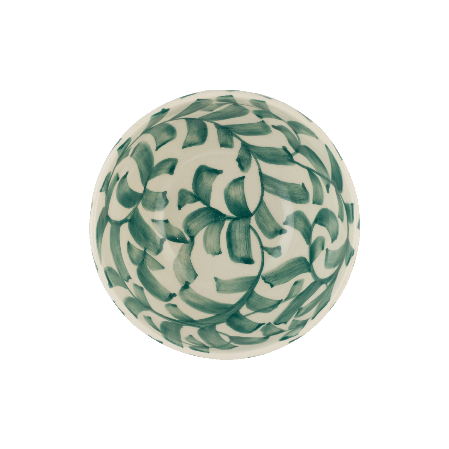 Small Green Scroll Bowl
