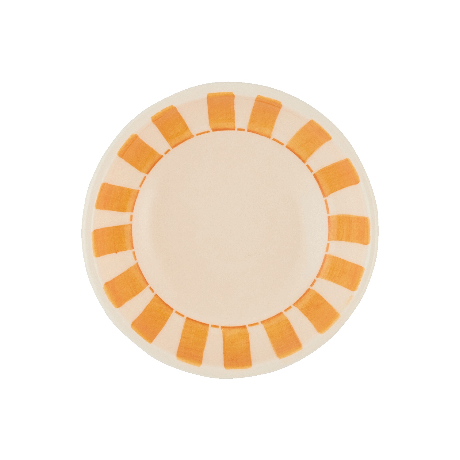 Yellow Stripes Peanut Bowl