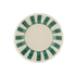 Green Stripes Peanut Bowl