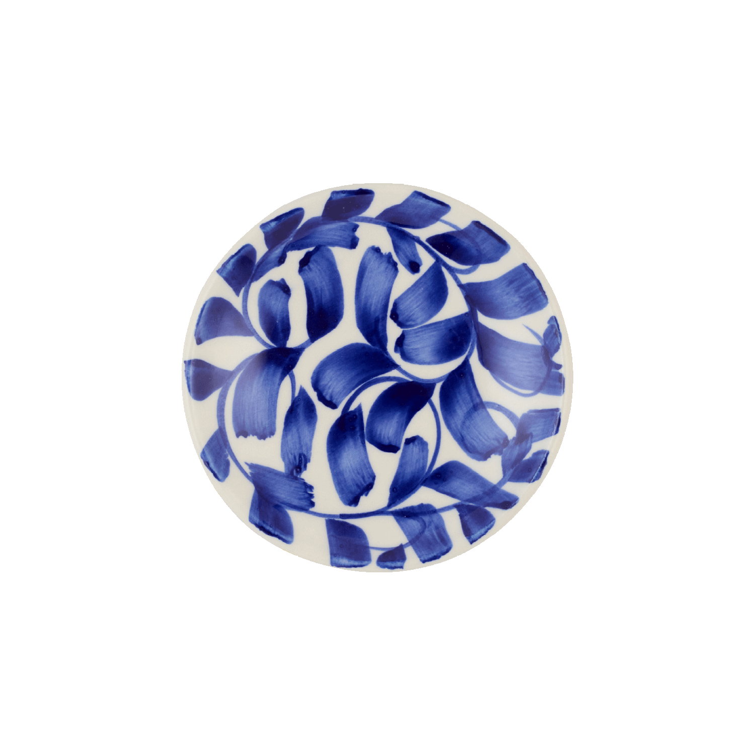 Navy Blue Scroll Dipping Bowl