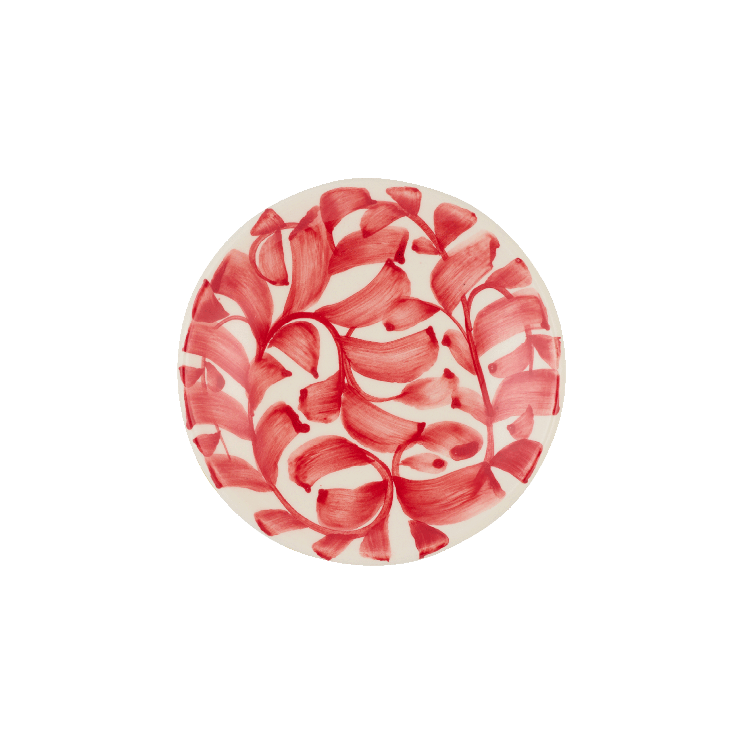 Red Scroll Dipping Bowl