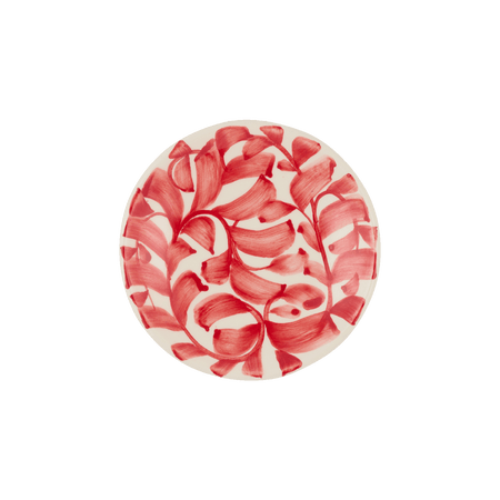 Red Scroll Dipping Bowl