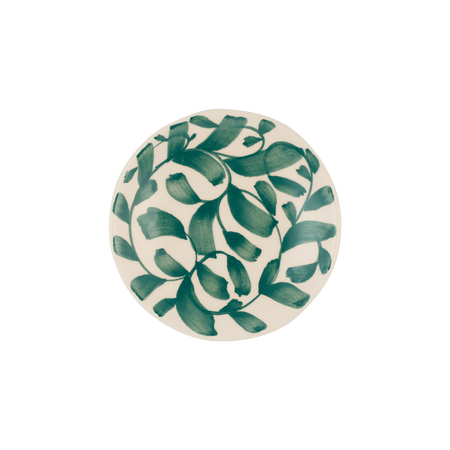 Green Scroll Dipping Bowl