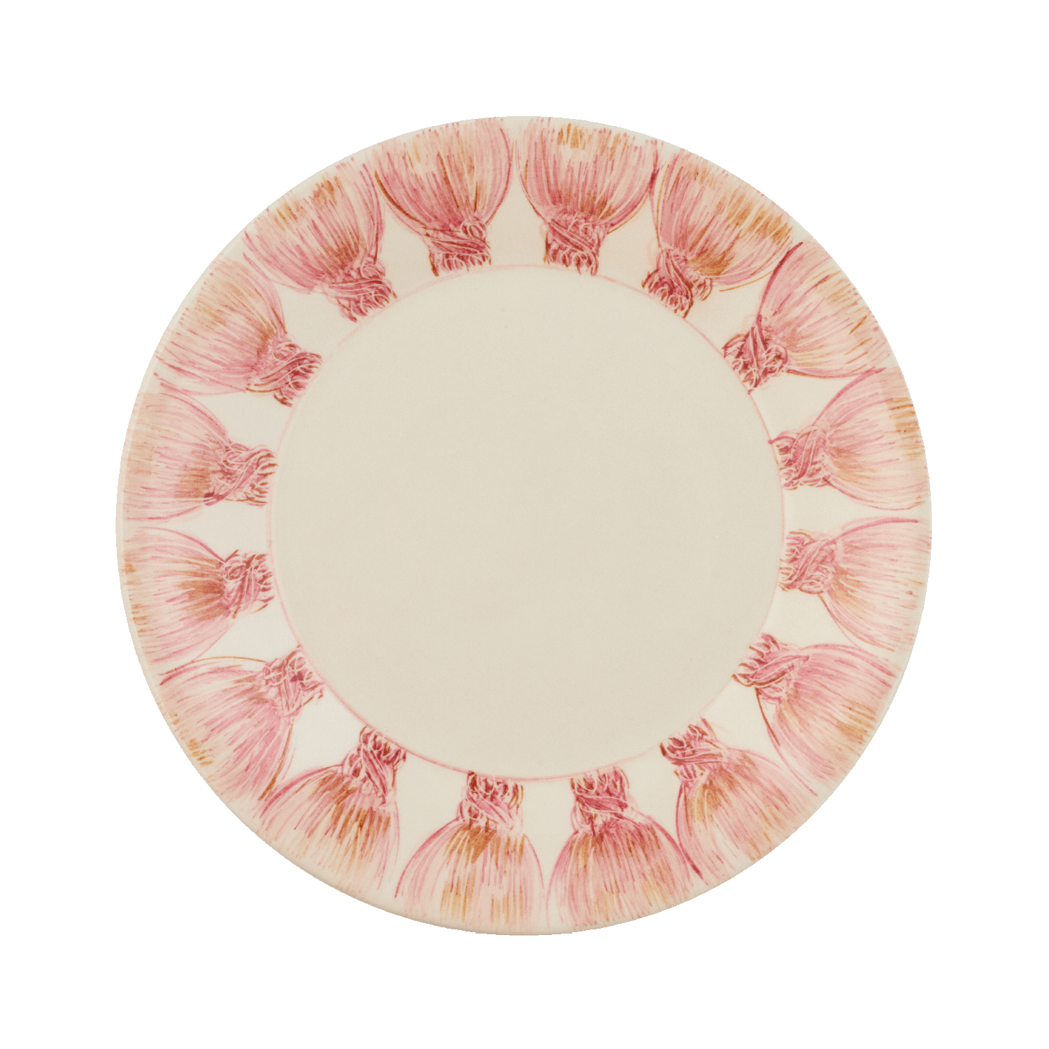 Powder Pink Tassel Dessert Plate