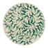Green Scroll Charger Plate