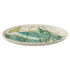 Large Green Aldo Fish Oval Platter