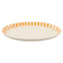 Large Yellow Stripes Oval Platter