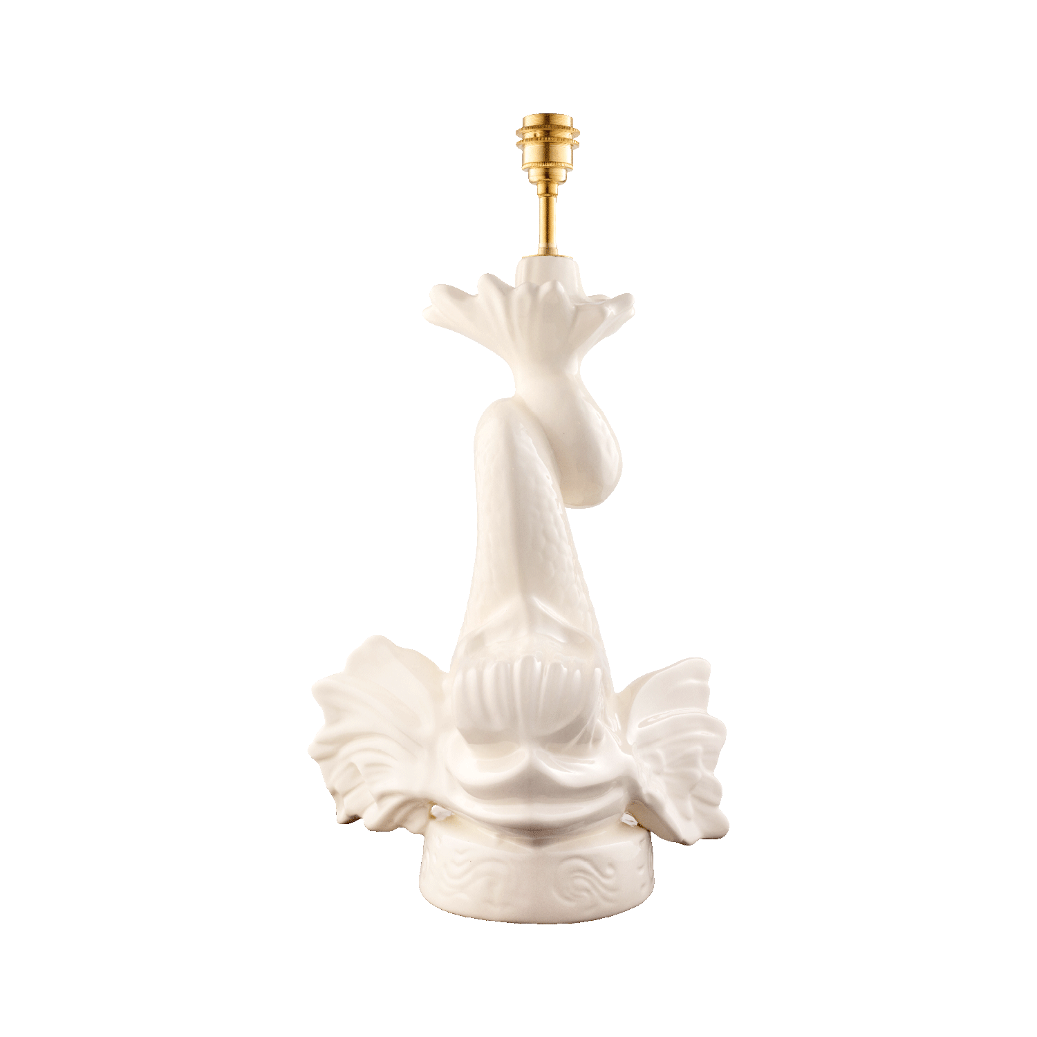 Cream Dolphin Lamp