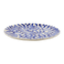 Navy Blue Scroll Charger Plate