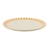 Yellow Stripes Charger Plate