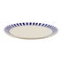 Navy Blue Stripes Charger Plate