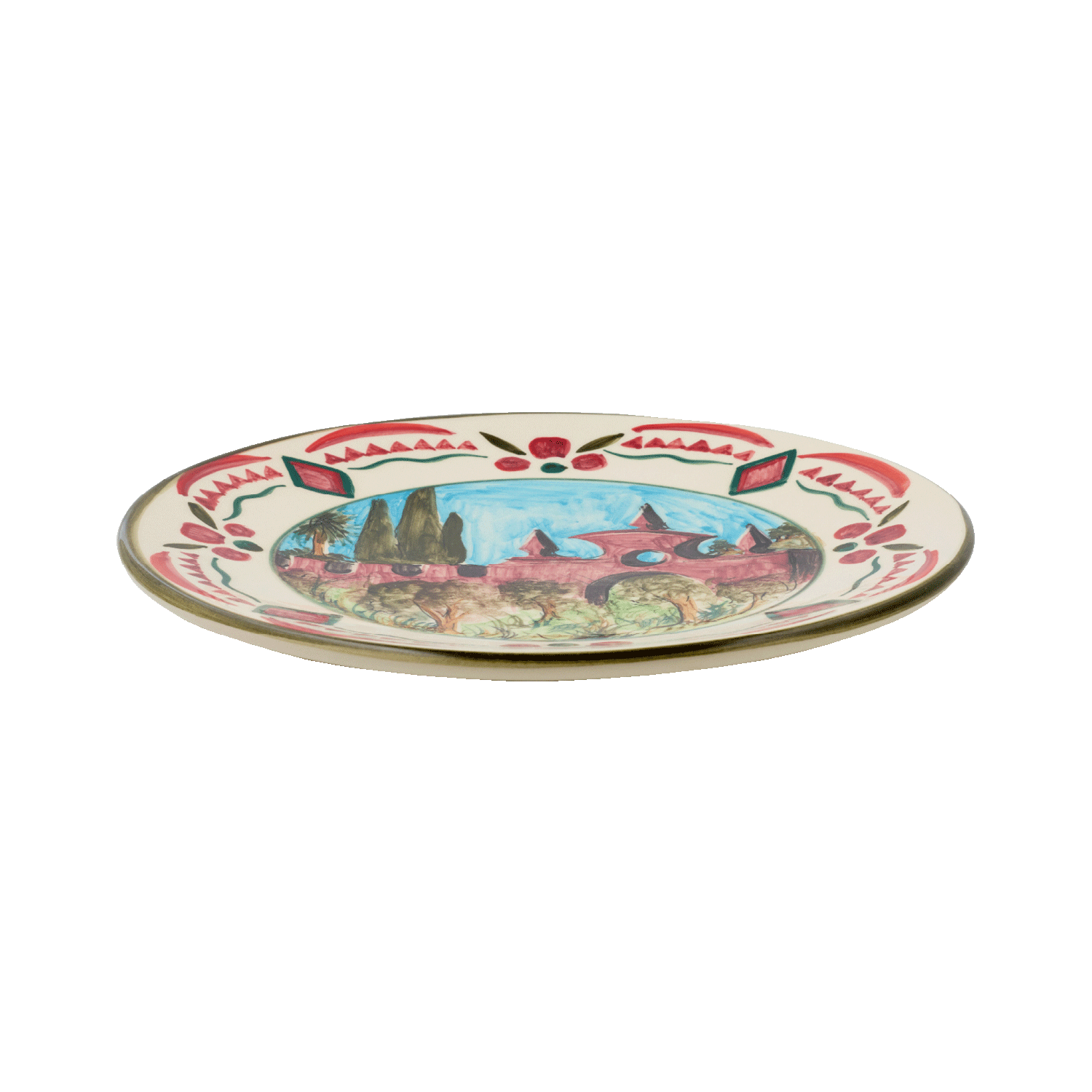 Maltese Garden Dinner Plate
