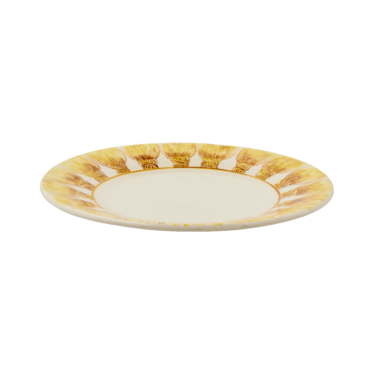Sunflower Yellow Tassel Dinner Plate