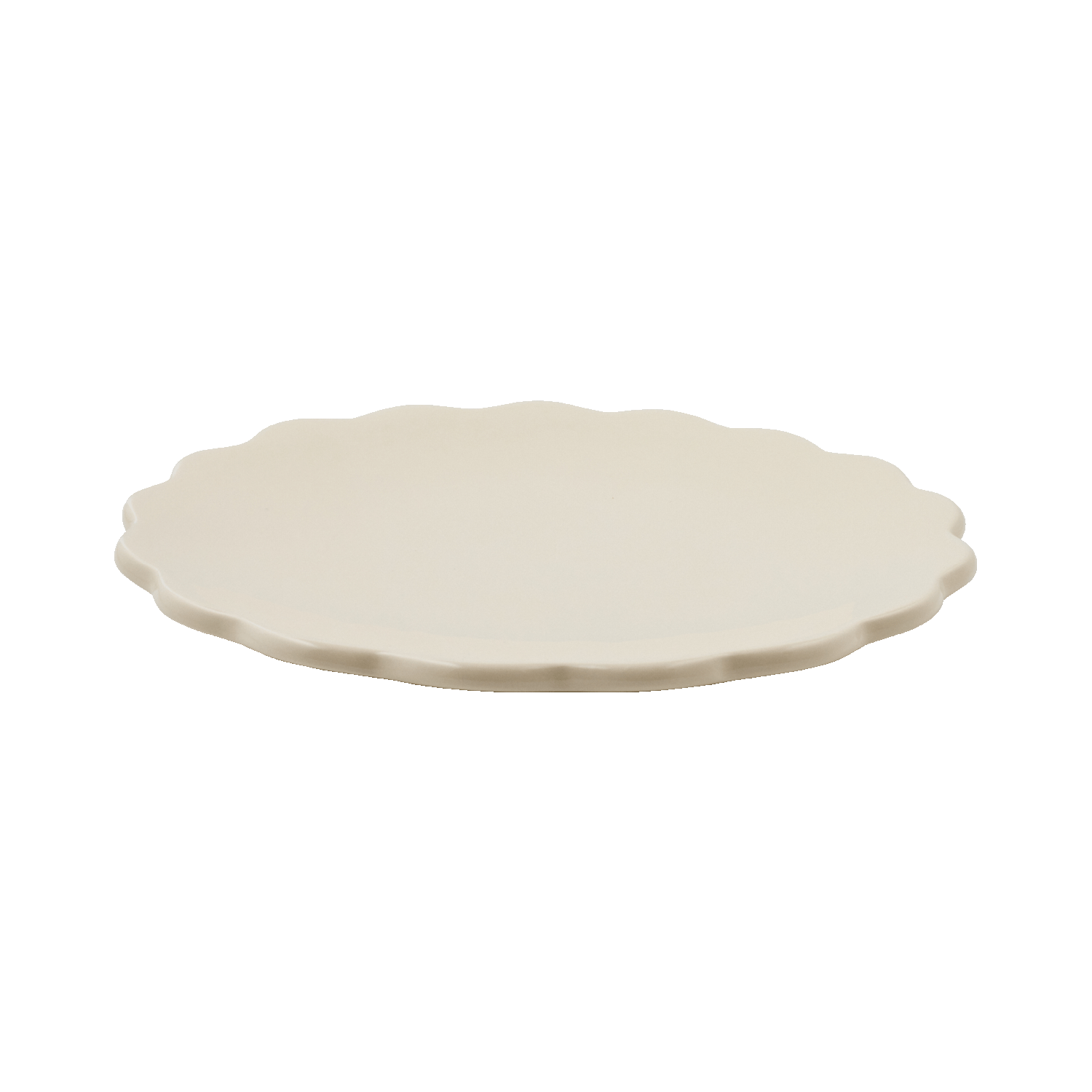 Scalloped Dinner Plate
