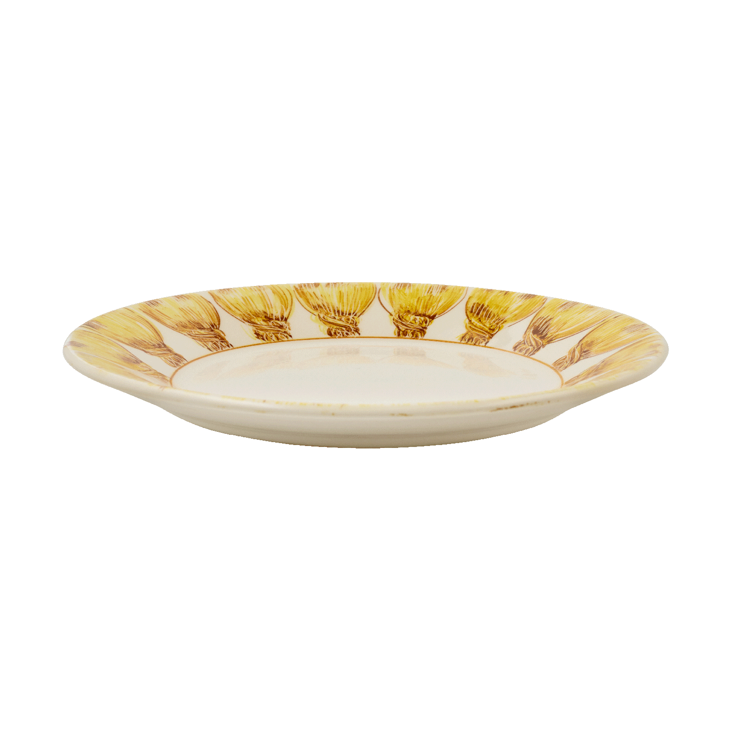Sunflower Yellow Tassel Dessert Plate